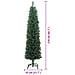 Albero di Natale snodato Verde 55 x 55 x 210 cm - Foto miniatura 9
