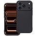 Custodia Tpu Silicone Cover Case Per Apple Iphone 17 Pro Max Black - Foto miniatura 1