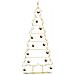 Albero di Natale in metallo con supporto Oro 150 cm - Foto miniatura 3