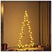 Albero di Natale in metallo con supporto Oro 150 cm - Foto miniatura 4