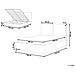 Letto Contenitore Ciniglia Arbois 160 X 200 Cm Tortora - Foto miniatura 8