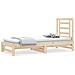 Dormeuse Estraibile 2x (90x200) cm in Legno Massello di Pino - Foto miniatura 1
