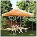 Tenda Party Arancione 292 x 292 x 315 cm Tessuto Oxford - Foto miniatura 2