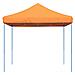 Tenda Party Arancione 292 x 292 x 315 cm Tessuto Oxford - Foto miniatura 5
