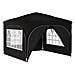 Tenda per feste a pop-up 290 x 290 x 245 cm Nero - Foto miniatura 1