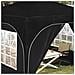 Tenda per feste a pop-up 290 x 290 x 245 cm Nero - Foto miniatura 4