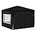 Tenda per feste a pop-up 290 x 290 x 245 cm Nero - Foto miniatura 5