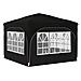 Tenda per feste a pop-up 290 x 290 x 245 cm Nero - Foto miniatura 9