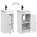 Mobile da bagno con lavabo Bianco Lucido 42 x 40 x 84,5 cm - Foto miniatura 9