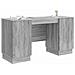 Scrivania Grigio Sonoma 142,5 x 50 x 75 cm Legno ingegnerizzato - Foto miniatura 2