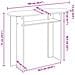 Tavolo consolle Rovere Artigianale 100 x 39,5 x 75 cm - Foto miniatura 9
