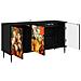 Mobile TV GENNEP 102 x 33 x 51 cm Rovere Nero - Foto miniatura 3