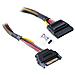 Sata Power Cable Extension, Maschio / femmina, 0,3m, Nero - Foto miniatura 1