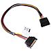 Sata Power Cable Extension, Maschio / femmina, 0,3m, Nero - Foto miniatura 2