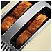 Tostapane Colours Classic Cream 23334-56 Acciaio Inox Ampie Fessure Funzione Defrost 1100 Watt - Foto miniatura 5