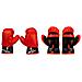 Junior Set Palla Da Box Nero / rosso Con Riflesso 41be - Foto miniatura 4