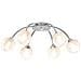 Lampadario Da Soffitto Con 6 Lampadine Led G9 240 W - Foto miniatura 1