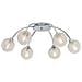 Lampadario Da Soffitto Con 6 Lampadine Led G9 240 W - Foto miniatura 3