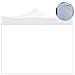 Telo Laterale 4,5x2mt Pvc Bianco Ricambio Per Gazebo 3x4,5mt 9011/2 - Foto miniatura 1