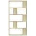 Libreria /Divisorio Rovere Sonoma 80x24x159 cm Legno Multistrato - Foto miniatura 5