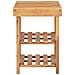 Scarpiera 50x32x45 Cm In Legno Massello Di Acacia - Foto miniatura 3