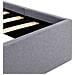 Giroletto con Contenitore e LED Grigio Chiaro Tessuto 160x200cm - Foto miniatura 13