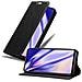 Custodia Compatibile Con Huawei Mate 20 In Nero Di Notte - Coperchio Protettiva Con Chiusura Magnetica, Funzione Stand E Tasca Per Le Carte - Foto miniatura 1