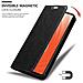 Custodia Compatibile Con Huawei Mate 20 In Nero Di Notte - Coperchio Protettiva Con Chiusura Magnetica, Funzione Stand E Tasca Per Le Carte - Foto miniatura 5