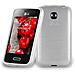 Custodia Compatibile Con Lg L3 Ii (2.gen 2.sim) In Argento - Coperchio Protettivo In Silicone Tpu Flessibile Con Design Spazzolato - Foto miniatura 1