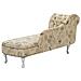 Chaise Longue Sinistra A Stampa Beige Nimes - Foto miniatura 6
