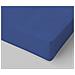 Lenzuolo Sotto Con Angoli Invernale Felpato In Flanella Anti-pilling 100% Cotone Tinta Unita Singolo 90x200 Cm - Azzurro Scuro - Foto miniatura 1