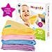 20 X Microfibra Rosa Salviettine A Poco Gubbins Confezione Da Riutilizzabile Lavabile Secco Unscented Panni Libero Del Sacchetto Di Lavanderia Ideale Per Mani E La Faccia Multipack Di Rainbow Colors - Foto miniatura 1