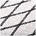 Tappeto Lavabile 80x150 Cm Nero E Bianco Antiscivolo - Foto miniatura 1
