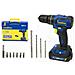 Goodyear Gy1020li Trapano Avvitatore A Percussione Senza Spazzole 20v 2ah Batteria Al Litio Custodia + Accessori - Foto miniatura 1