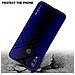 Custodia Compatibile Con Huawei P20 Lite - Ottica A Strisce In Cobalto Viola - Coperchio Protettivo In Vetro Temperato E Silicone Tpu - Foto miniatura 4