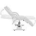 Poltrona Da Estetista In Similpelle Bianca 180x62x78 Cm - Foto miniatura 2