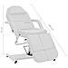 Poltrona Da Estetista In Similpelle Bianca 180x62x78 Cm - Foto miniatura 3