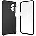 Cover Completa Per Samsung A23 5g Retro Rigido E Fronte Flessibile Nera - Foto miniatura 2