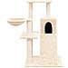 Albero Per Gatti Con Tiragraffi In Sisal Crema 82 Cm - Foto miniatura 2