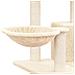 Albero Per Gatti Con Tiragraffi In Sisal Crema 82 Cm - Foto miniatura 5
