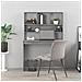 Scrivania Mensole Grigio Sonoma 102x45x148 cm Legno Multistrato - Foto miniatura 3