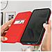 Custodia Per Xiaomi Redmi Note 12 4g Portafoglio Funzione Supporto Video Rossa - Foto miniatura 2