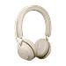 Evolve2 65 Cuffie Con Microfono Wireless Ms Con Adattatore Bluetooth Usb Tipo C Beige - Foto miniatura 2