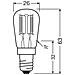 Lampadina Led Osram T E14 Trasparente 2,2w 110lm 2700k Ip20 320° [lv-4058075432840] - Foto miniatura 2