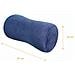 Cuscino Cilindrico Ergonomico da Viaggio con Cinturino Elastico e Fodera in Velluto di Cotone Colore Blu 27?12 cm - Foto miniatura 5