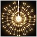 Illuminazioni Di Natale Galassia 140 Led 4pz Bianco Caldo 17 Cm - Foto miniatura 3
