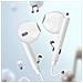 Auricolari Lightning Per Iphone Microfono Tasti Di Comando - Foto miniatura 3