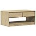 Tavolino Salotto Sauda Rovere 99x55x45 Cm Legno Massello Pino - Foto miniatura 2
