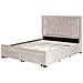 Letto Contenitore Velluto Beige 160 X 200 Cm Lievin - Foto miniatura 2