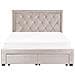Letto Contenitore Velluto Beige 160 X 200 Cm Lievin - Foto miniatura 6